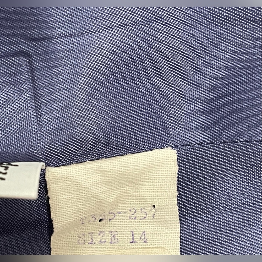 Vintage Pendleton 100% Virgin Wool Blue Blazer Size 14 - Picture 7 of 14